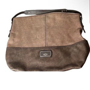 UGG Two-Tone Brown Shoulder Bag‎